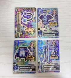 アイカツ アイカツカード 黒沢凛 ソウルマリオネットコーデ 4枚セット