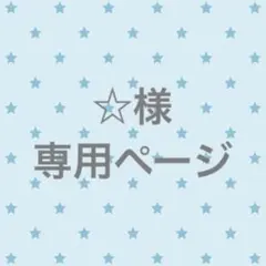 ☆様専用ページ
