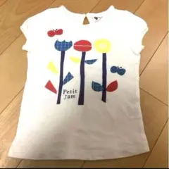 Petit jam 花柄プリントTシャツ 100cmのサムネイル