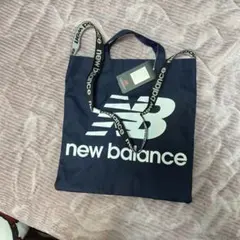 new balance ネイビー トートバッグ