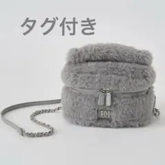 Darich フェイクファーショルダーミニバッグ　GRY グレー