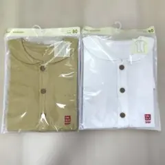 UNIQLO ショートオール80サイズ 2色セット