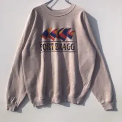 80s　USA製　HANES　ビンテージ　スウェット　ノースカロライナ　軍　XL