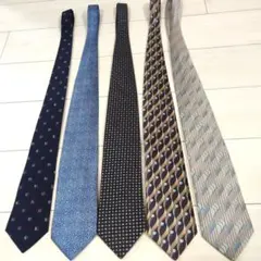 LANVINネクタイ 5本セット