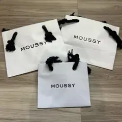moussy 紙袋　大2個　小1個　ショッパー