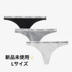 【新品✨️】Calvin Klein Tバック ビキニ ショーツ 3枚セット L