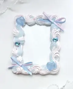 ホイップデコ　B8硬質トレカケース　水色　ピンク　ミックス　ハート