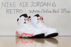 NIKE AIR JORDAN 6 RETRO White/Infra Red