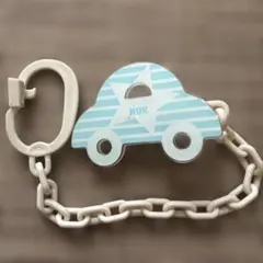 NUK おしゃぶりホルダー クリップ式 車デザインのサムネイル