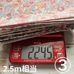 (限定3セット‼️)③リバティはぎれ　30枚詰め合わせセット 2m50cm相当