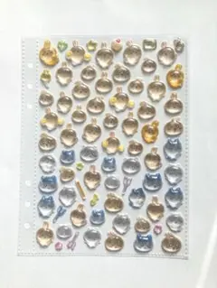 『うさぎ、ちいかわ3キャラ』ボンボンドロップシール おすそ分け A5サイズ