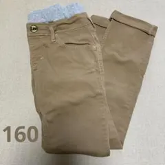 美品　Lee ロングパンツ LK6211 ベージュ 160cmのサムネイル