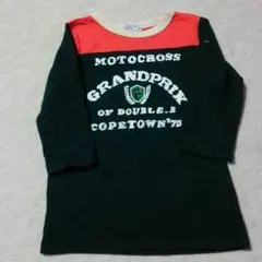 ミキハウス、DOUBLE、Bキッズカットソー七分袖  120