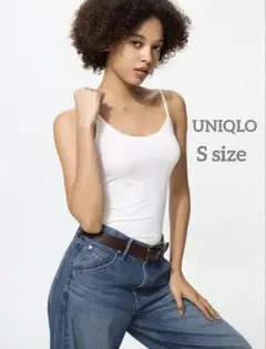 UNIQLO ユニクロ ホワイト エアリズムキャミソール Sサイズ 白