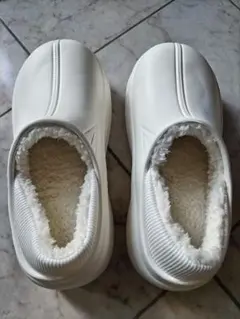 軽量！ボアスリッポン/厚底プラットフォームシューズ