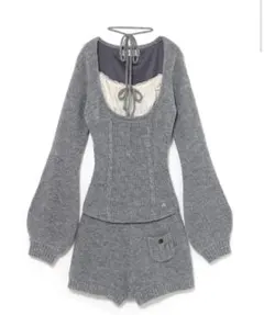 andmary Raven gather set up グレー