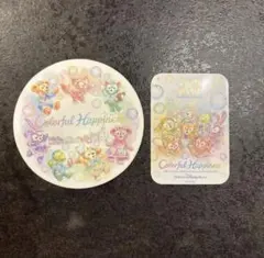 ディズニーシー20周年　記念ステッカー&コースター　ダッフィーフレンズ