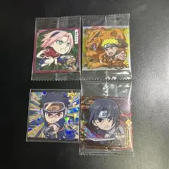 ナルト　ウエハースシール4枚セット