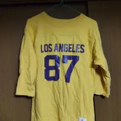 CHAMPION LOS ANGELES 87 Mサイズ フットボールシャツ