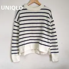 ユニクロ×コントワーデ・コトニエ プレミアムラムボーダークルーネックセーター
