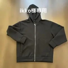 【GU】ブラック フルジップ パーカー