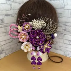 髪飾り成人式 卒業式 結婚式 七五三NO.555