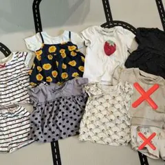 プティマイン ユニクロ他 ベビー服セット80- 90cm 9点セット まとめ