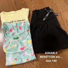 女の子 まとめ売り 140 Tシャツ スカッツ