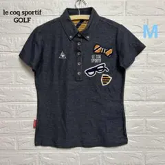 7n173 ルコックスポルティフゴルフ 半袖ニットシャツ レディース