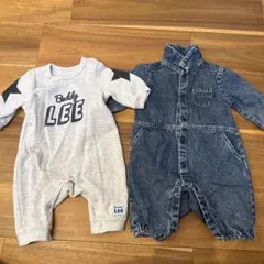 Lee ロンパース・futafuta カバーオールセット