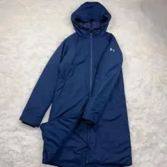 UNDER ARMOUR ベンチコート COLDGGEAR ネイビー MD