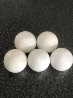 乳白色ガラス玉　25mm 30個