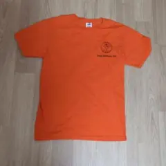 【USA古着】FRUITOFTHELOOMオレンジ色 Tシャツ