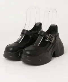 ヨースケYOSUKE厚底スプリットソールメリージェーンスニーカー 24.5