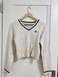 INGNI ケーブル編み セーター アイボリー