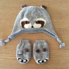 GAP baby帽子とミトンセット