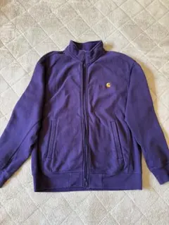 Carhartt 紫 ジップアップ トレーナー