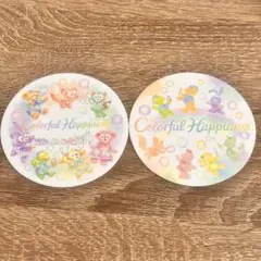 非売品　ダッフィー&フレンズ コースター ディズニーシー　カラフルハピネス