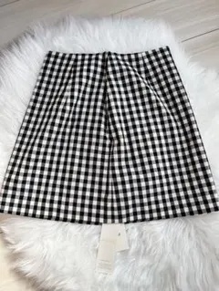 snidel ブラックチェック柄ミニスカート Sサイズ