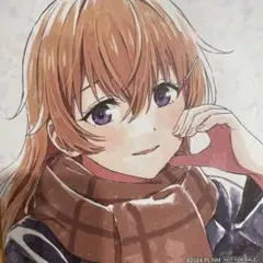 虹ヶ咲　近江彼方　色紙 箔押しと通常 小牧店】開封 映画 虹ヶ咲学園 スクールアイドル同好会 ラブライブ