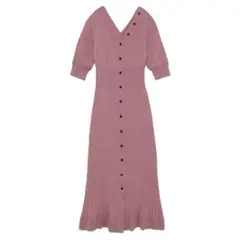 値下げ中！SNIDEL✨️フロントボタンニットワンピース✨️