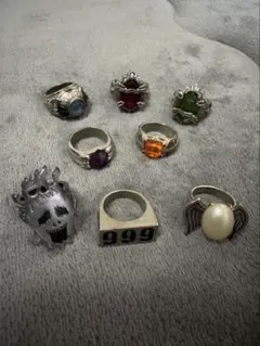 家庭教師ヒットマンREBORNフラン ヘルリング ボンゴレリング　8点まとめ売り