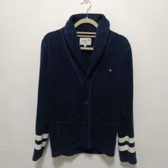 Arnold Palmer ネイビー パイル地カーディガン サイズ2