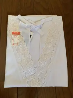 新品和装 カッポー着 Mサイズ (丈80cm) 白 レース装飾