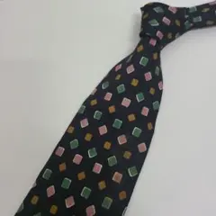 サ*ン様 美品✨️GIVENCHY ジバンシー ネクタイ ネイビー 総柄