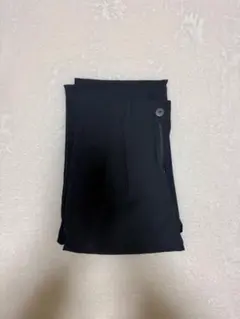 me+em select 太ベルトハイウエストウールライクカラータックスラックス