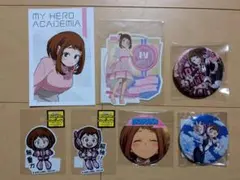 僕のヒーローアカデミア　麗日お茶子　まとめ売り　缶バッジ　シール　ポストカード