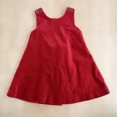 ラルフローレン　ジャンパースカート　ベロア　2T 90