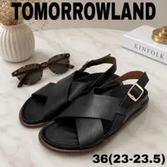 TOMORROWLAND FOOTBEDフラットサンダル35(23〜23.5)のサムネイル