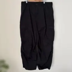 GUスーパーワイドカーゴパンツ　ブラック　XLサイズ